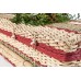 Premium Banana Imperial (Rectory Red & Natural) Casket. Eco Friendly Fair Trade Coffins